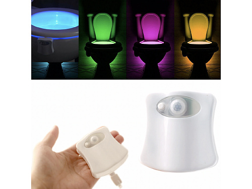 Noční osvětlení pro toaletu LIGHTBOWL - 8 Barev