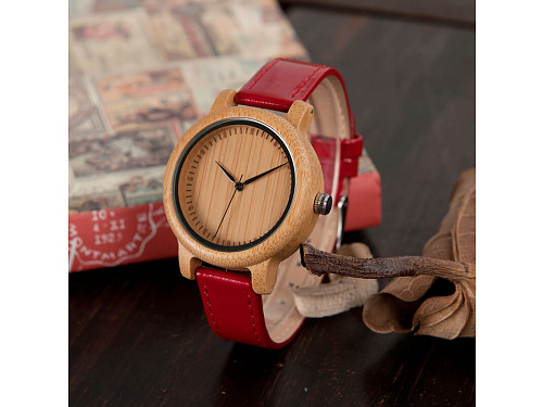 Dřevěné hodinky Edith