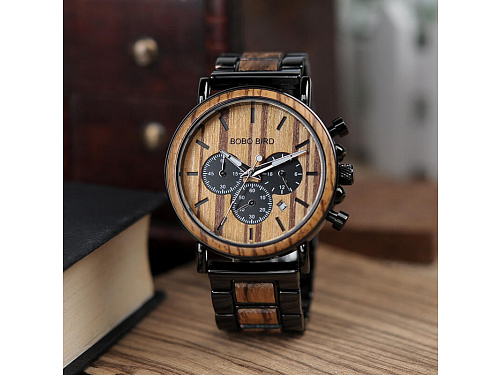 Belmonde Dřevěné hodinky Jerome, pánské 689022