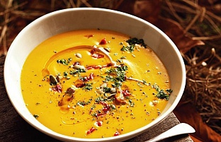 Podzimní recept: Krémová dýňová polévka