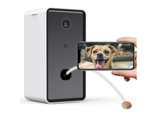 TOP Smart zásobník pamlsků pro domácí mazlíčky s kamerou WiFi