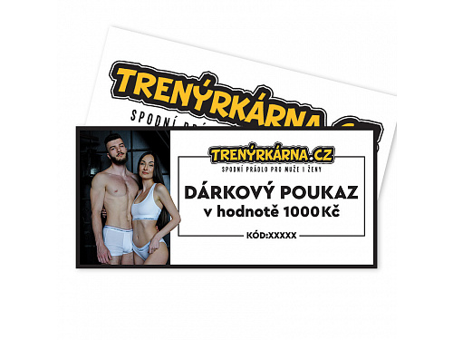 Elektronický voucher 1000,- (zaslání pouze e-mailem) uni
