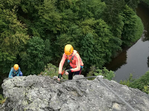 Via ferrata se zkušeným instruktorem