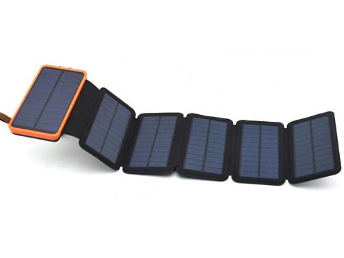 BOT Solární powerbanka SP1 6 panelů 20000mAh Barva: Oranžová