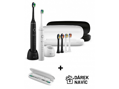 TrueLife SonicBrush Compact Duo + TrueLife SonicBrush Compact Travel Case White (TLSBCDUOTLTBW)