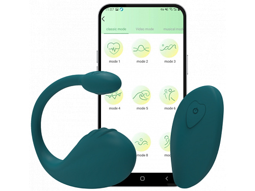 Sexy Elephant Vibrační vajíčko Mia App s dálkovým ovládáním a mobilní aplikací