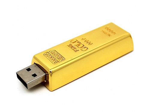 Dárkoviny USB flash disk Zlatá cihla 32 GB RE21531