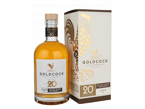 R. JELÍNEK GOLDCOCK Single Malt 20yo 49,2% 0,7l (holá láhev)