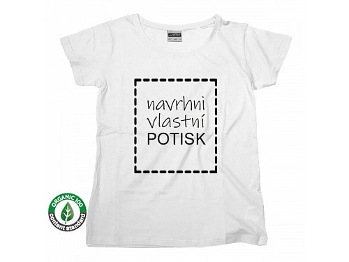 Dámské tričko Sun organic s vlastním potiskem
