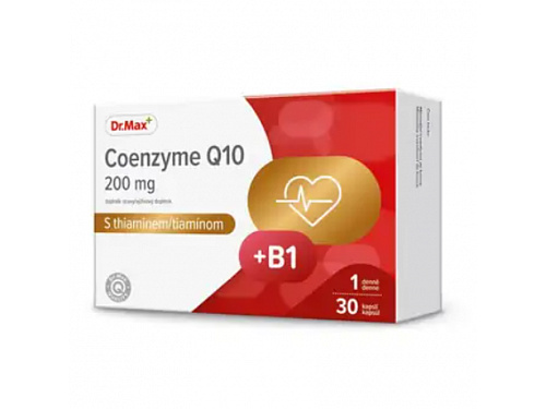 Dr.Max Coenzyme Q10 200 mg, 30 cps.