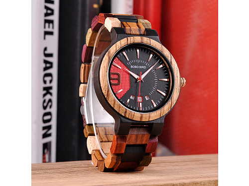 Dřevěné hodinky Bertrand