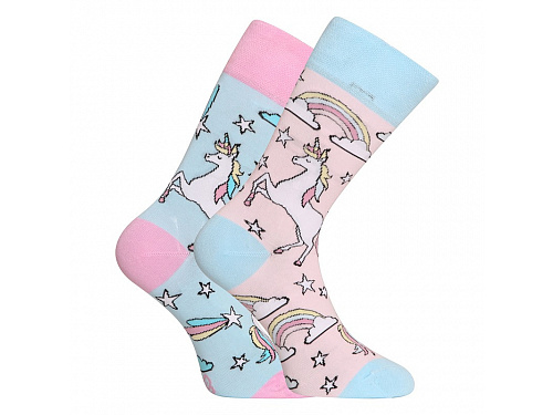 Veselé ponožky Dedoles Duhový jednorožec (GMRS204) L