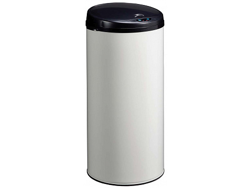 Rossignol SAS Bezdotykový odpadkový koš Rossignol Sensitive Basic 93610, 45 L, bílý, RAL 9016