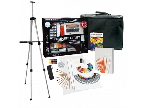 Velká výtvarná sada Daler-Rowney - Complete Art Set - 115 ks