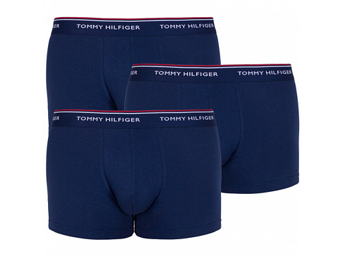 3PACK pánské boxerky Tommy Hilfiger tmavě modré (1U87903842 409) L