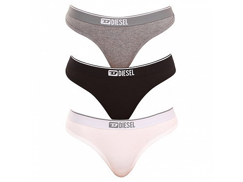 3PACK dámská tanga Diesel vícebarevné (A05139-0LDAC-E4878) L