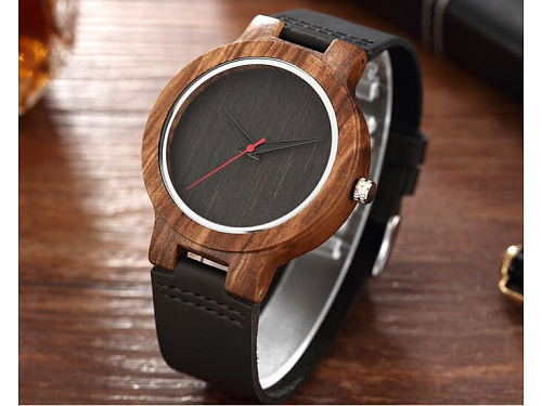 Dřevěné hodinky Camille