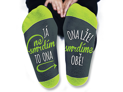 Dárkoviny Pánské ponožky - Já nesmrdím