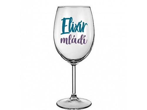 Dárkoviny Sklenička na víno - Elixír mládí