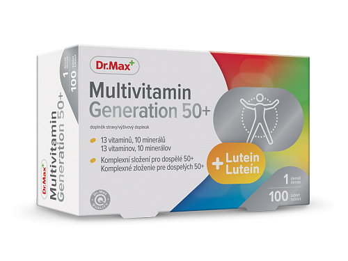 Dr. Max Multivitamin Generation 50+, 100 tbl.