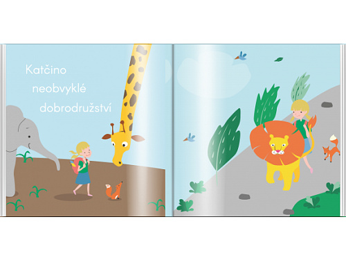 Personalizovaná pohádka pro dítě - holčička fotokniha, 20x20 cm