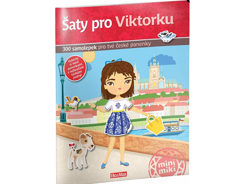 Šaty pro VIKTORKU ─ Kniha samolepek