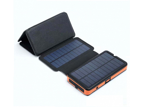 BOT Solární powerbanka P1 5 panelů 20000mAh-více barev Barva: Černá