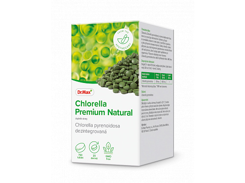 Dr.Max Chlorella Premium Natural, 750 tbl.
