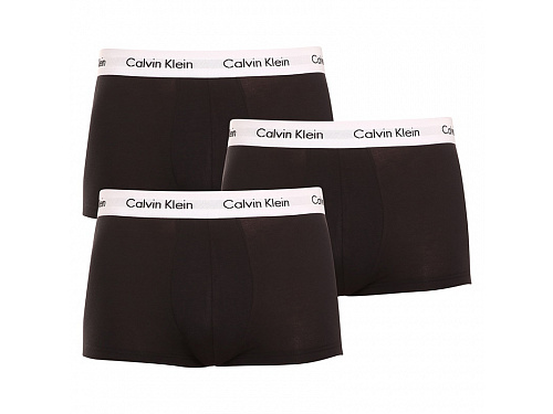 3PACK pánské boxerky Calvin Klein černé (U2664G-001) L