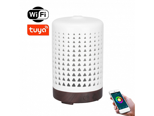 BOT Smart aroma difuzér SDC2- bílá a tmavě hnědé dřevo 100ml