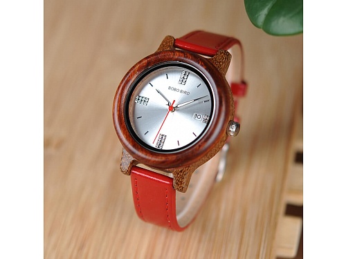 Dřevěné hodinky Caroline